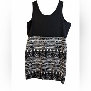 Rouge Collection Tribal Tank Dress Size 4X # 98